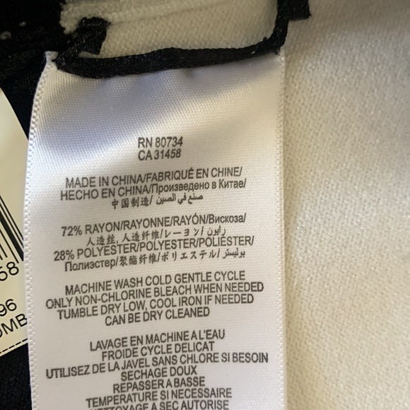 BCBG Black and White Striped Dress - Picture 8 of 8